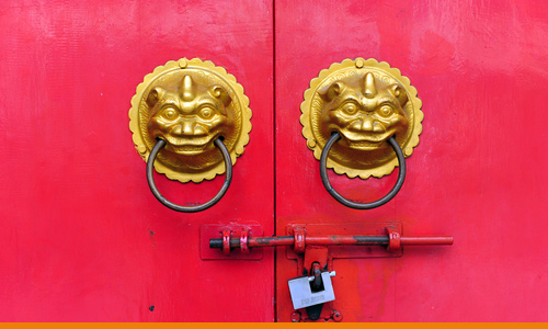 Locked-door-in-China