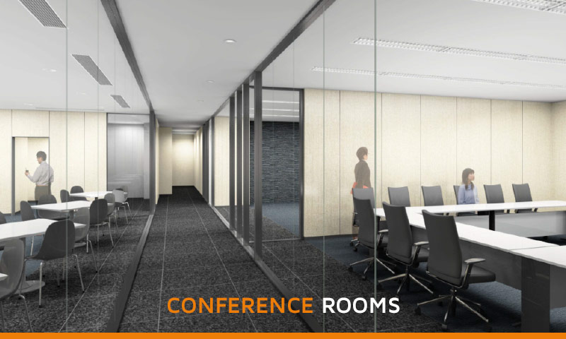 Conference rooms at Tokyo Data center