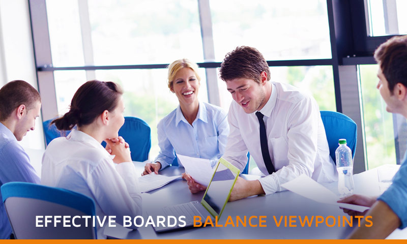 Effective Boards Balance Viewpoints