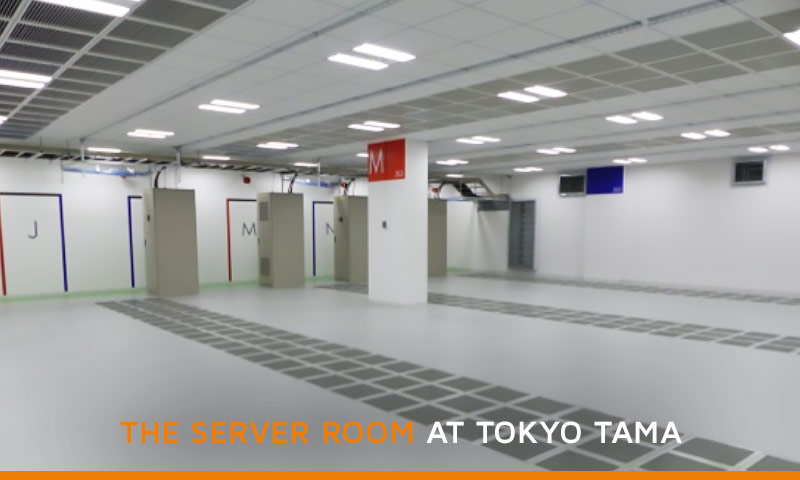 Server Room in Tokyo Data Center