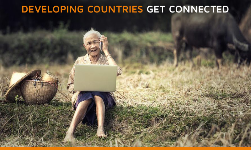 Developing countries get connected