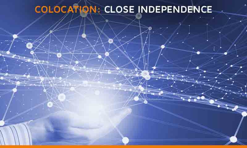 Colocation is a close independence relationship