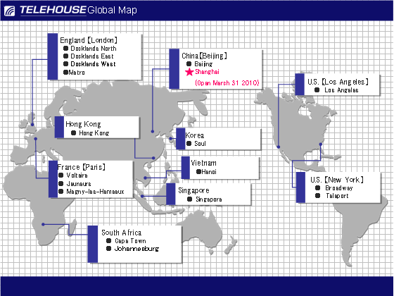 Telehouse Global Map